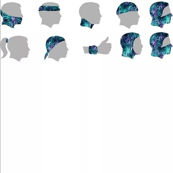 Face mask neck gaiter scarf tie dye NEW - Picture 4 of 6